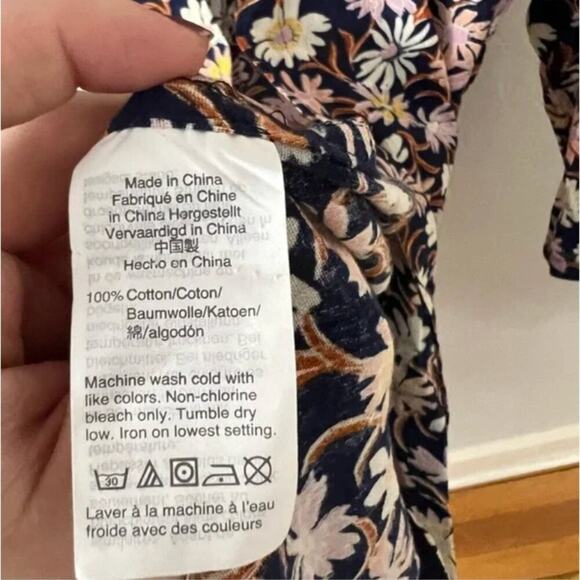 Madewell Floral Print Short Robe Jacket - Picture 8 of 8